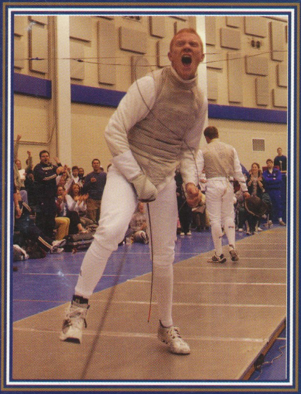 Derek Snyder competing at Notre Dame